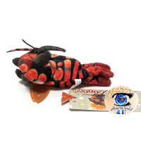 Officiële Pokemon center knuffel, Kuttari Buzzwole slapend 16cm lang 